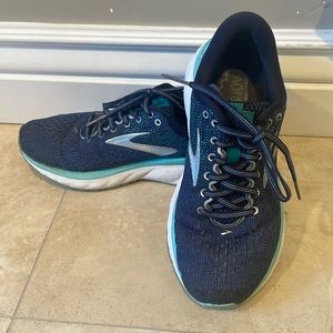 Brooks Ghost 11 Running Shoes Navy/Turquoise Size 7